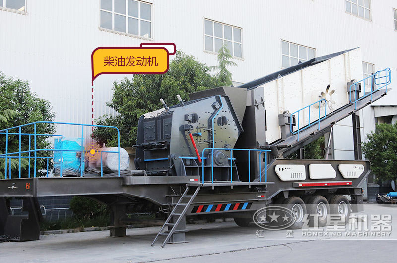 車載履帶移動(dòng)破碎 篩分一體機(jī)，配反擊破